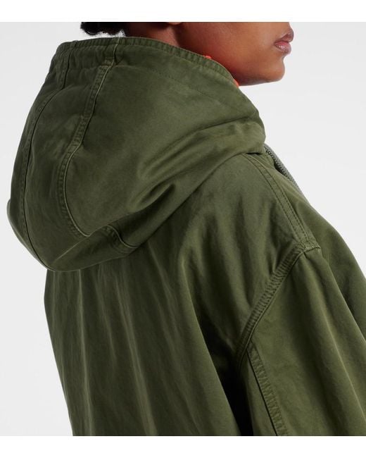Loewe Green Set Aus Weste Und Jacke Aus Canvas