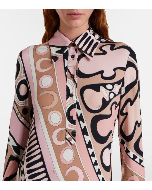 Emilio Pucci White Soleil Shirt Dress