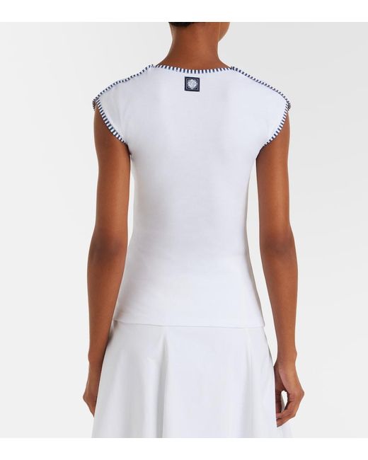 Jacquemus White Espiral Cotton Jersey T-Shirt