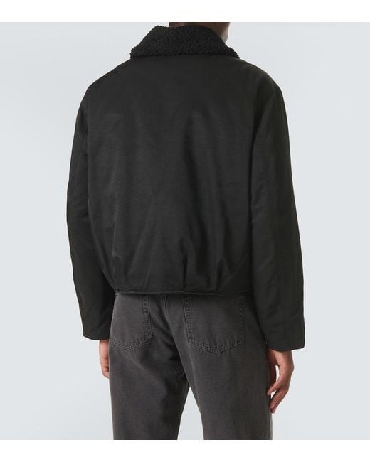 Our Legacy Black Ace Cotton-Blend Jacket for men