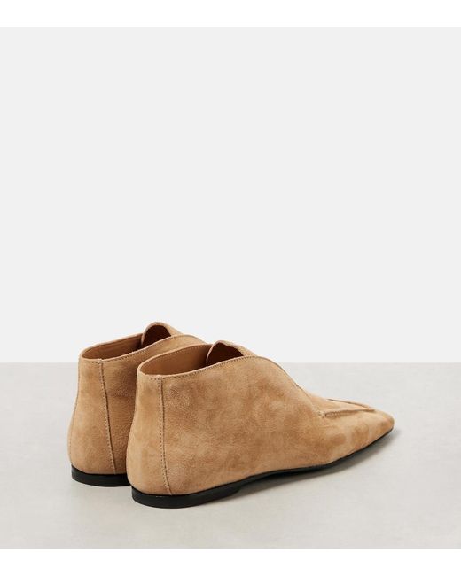 Totême Natural Desert Suede Boots