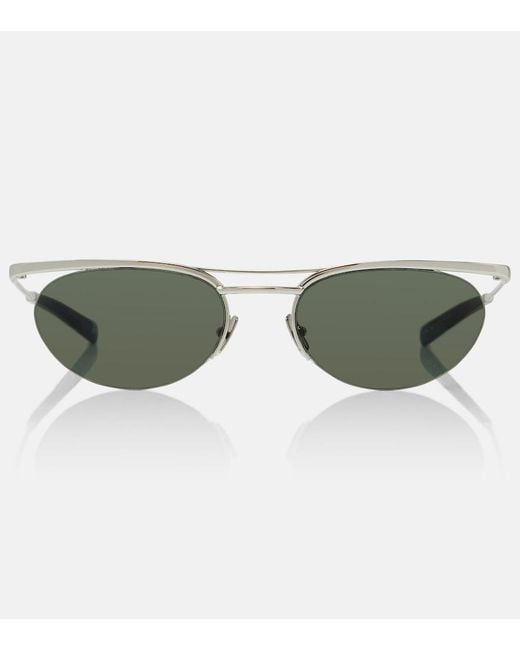 Saint Laurent Green Sl 862 Oval Sunglasses