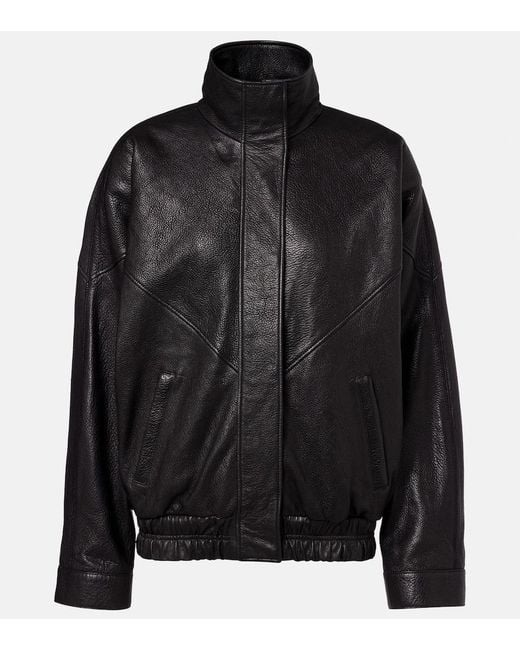 Acne Black Leather Jacket
