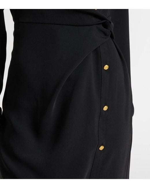 Vestido Envolvente Wright Veronica Beard de color Black