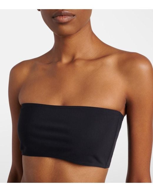 Alaïa Black Jersey Bikini