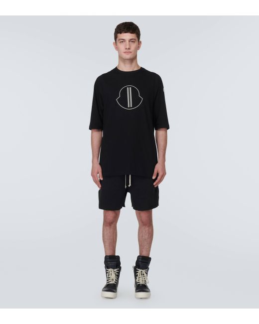 T-shirt de niveau à manches courtes Moncler Genius pour homme en coloris Black