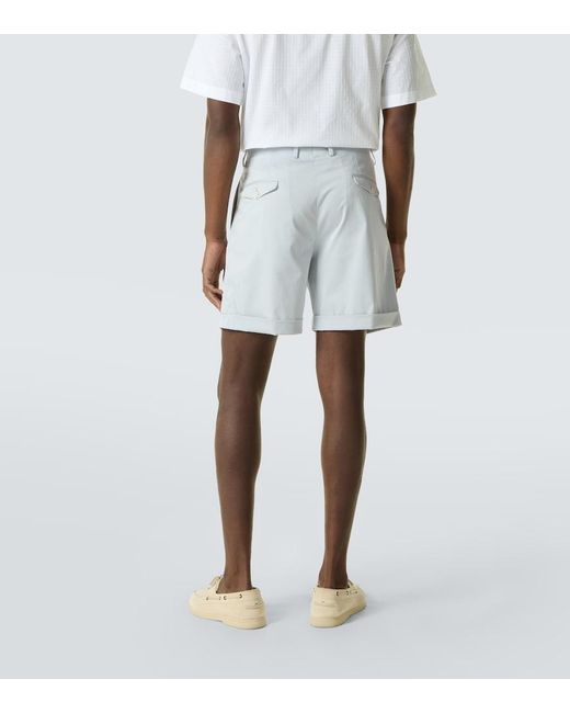 Lardini Blue Cotton-Blend Shorts for men