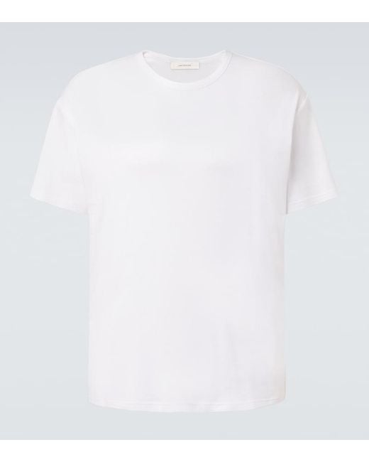 Umit Benan White James Cotton Jersey T-Shirt for men