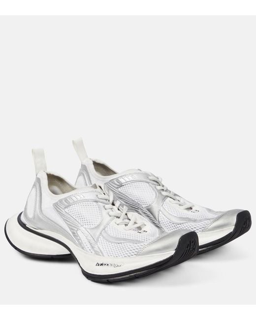 Balenciaga White "Circuit" Sneakers