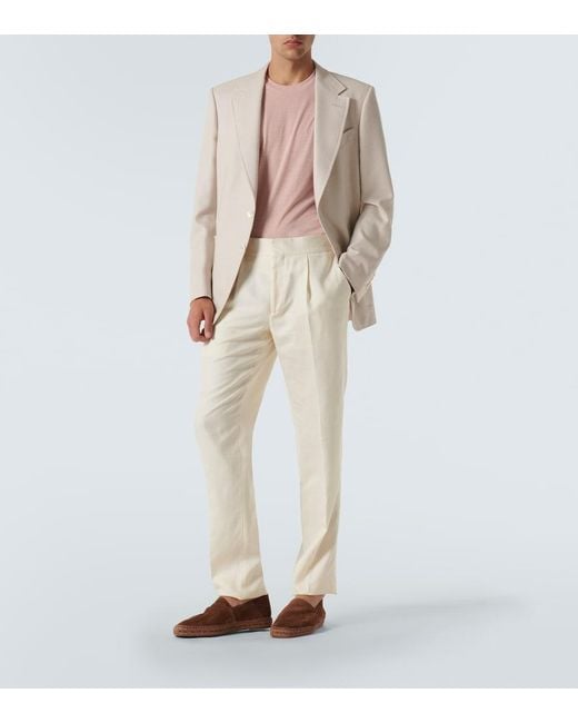 Tom Ford Brown Barnes Suede Espadrilles for men