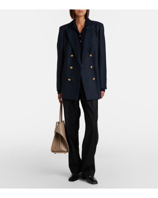 Blazé Milano Black Fox Wool Straight Pants
