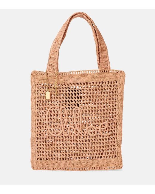 Chloé Brown Tote Bag Summer Banana