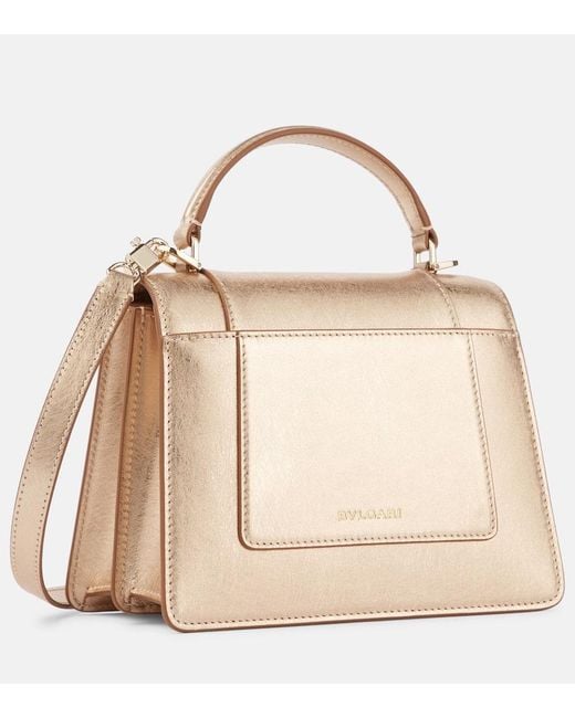 Borsa Serpenti Forever Medium di BVLGARI in Natural