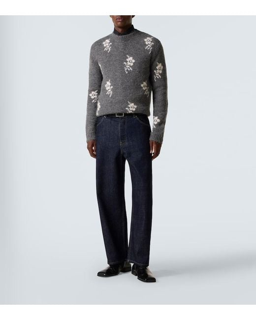 Jil Sander Blue Wide-Leg Jeans for men