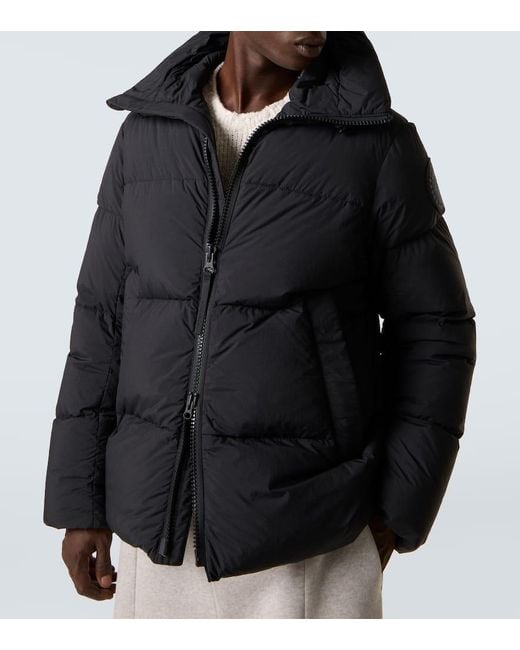 Canada Goose Black Crofton Label Down Jacket for men