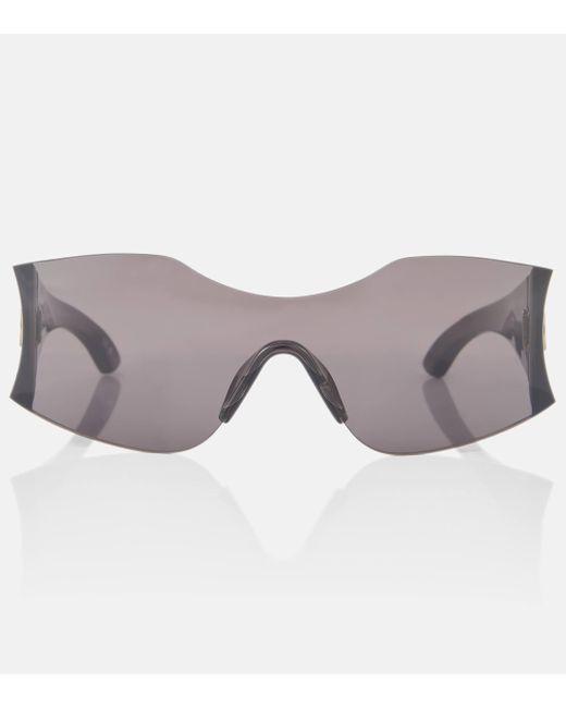 Balenciaga Gray Hourglass Mask Sunglasses
