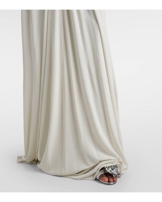 Robe longue Elie Saab en coloris White