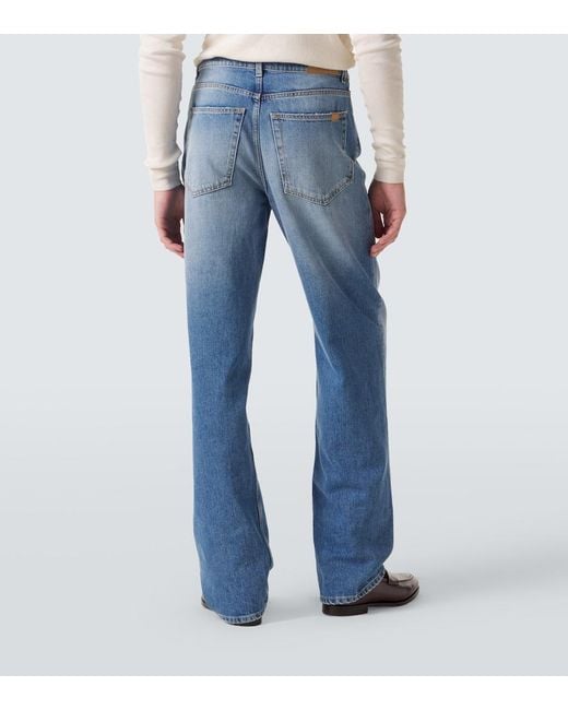 Calvin Klein Blue Faded Straight Jeans for men