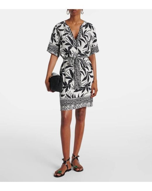 Velvet Black Vanessa Printed Shirt Dress
