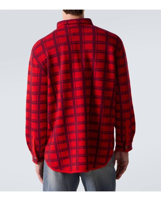 Camisa Mr Young De Cachemir A Cuadros arch4 de hombre de color Red