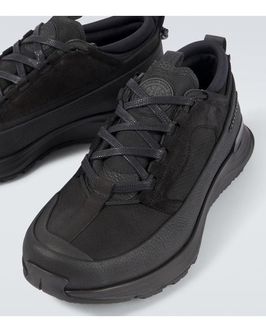 Zapatillas Glacial Trail de piel Canada Goose de hombre de color Negro Lyst