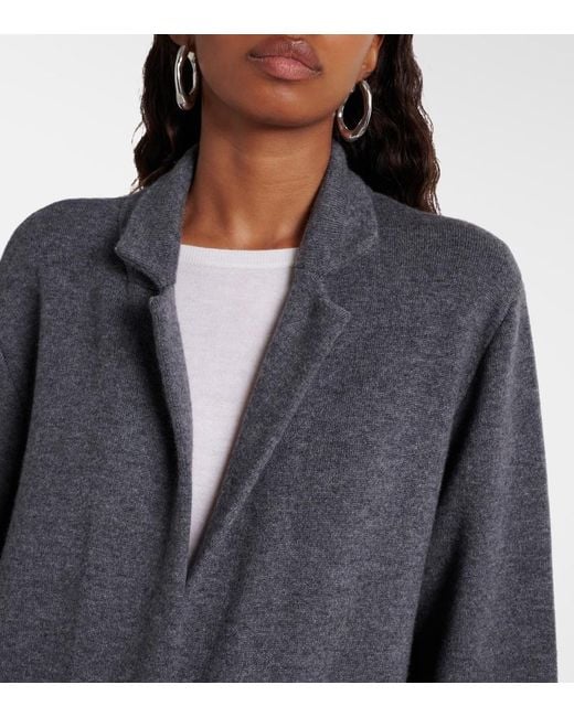 Lisa Yang Gray Mantel Amie Aus Cashmere