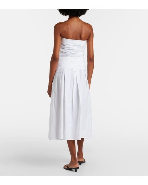 Proenza Schouler White Label Nessa Cotton-Blend Midi Skirt
