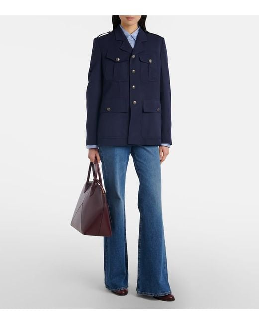 Jeans Flared Retro Flare De Tiro Medio 7 For All Mankind de color Blue