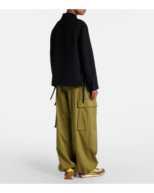 Loewe Black Wool And Cashmere Jacket