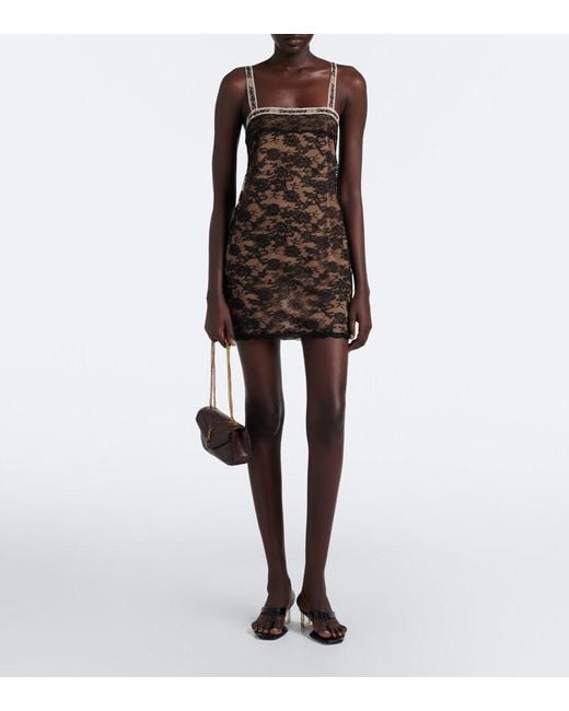 Saint Laurent Brown Loulou Mini Leather Shoulder Bag