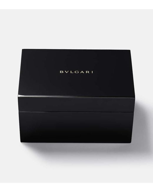 BVLGARI Metallic Uhr Serpenti Tubogas Mit Diamanten Und Rubellit