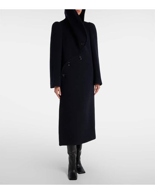 Cappotto Asimmetrico di Alaïa in Blue