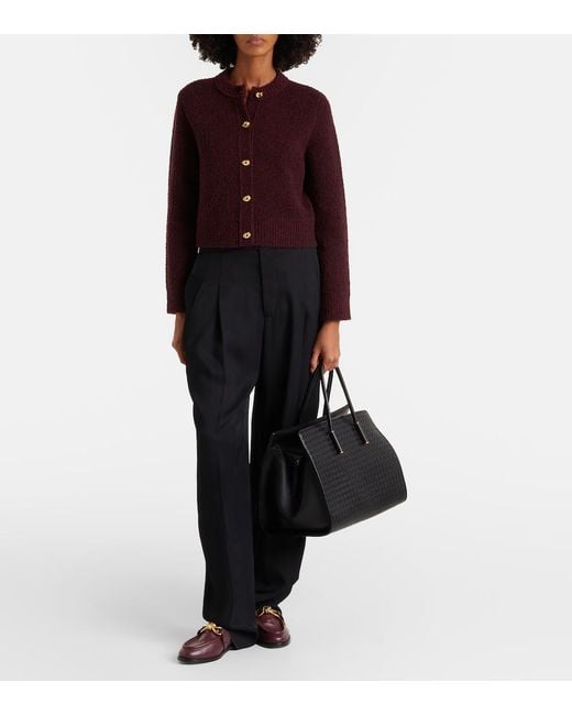 Bottega Veneta Black Tote Bag Barbara Medium Aus Leder