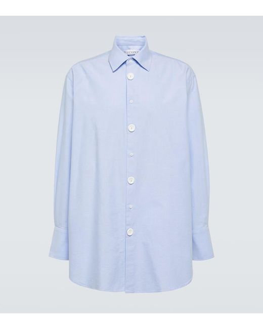 Camisa de algodon J.W. Anderson de hombre de color Blue