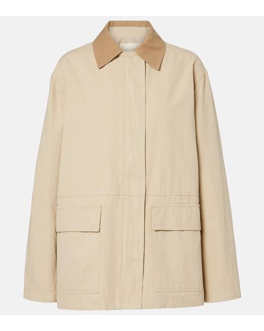 Velvet Natural Rosa Cotton Gabardine Jacket