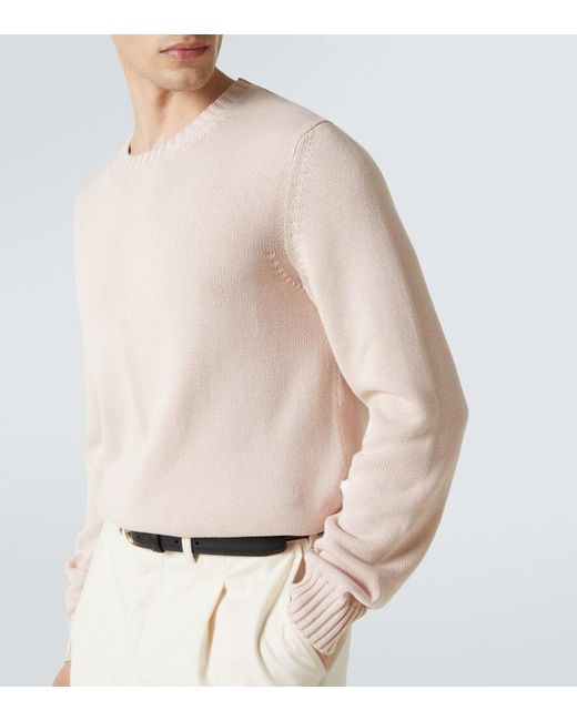 Pullover di Saman Amel in Natural da Uomo