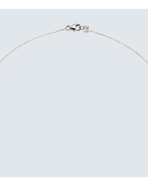 Mateo White 14Kt Pendant Necklace With Diamonds for men