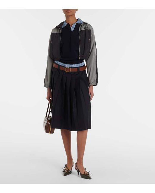 Miu Miu Gray Trainingsjacke