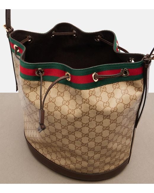 Gucci White Essence Gg Canvas Small Tote Bag