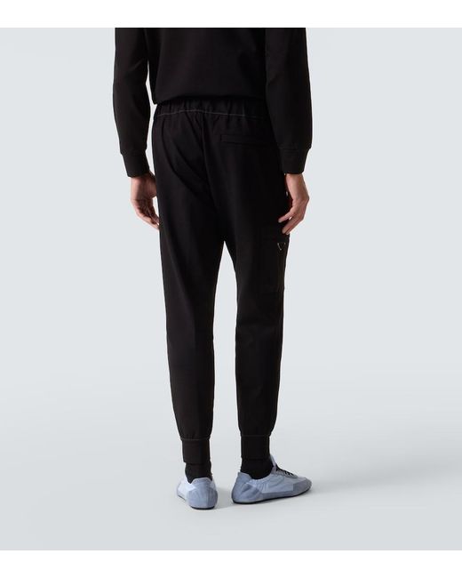 Prada Black Technical Sweatpants for men