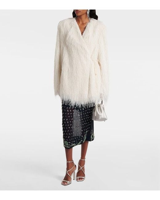 Jimmy Choo White Sandalen Azia 110 Aus Satin