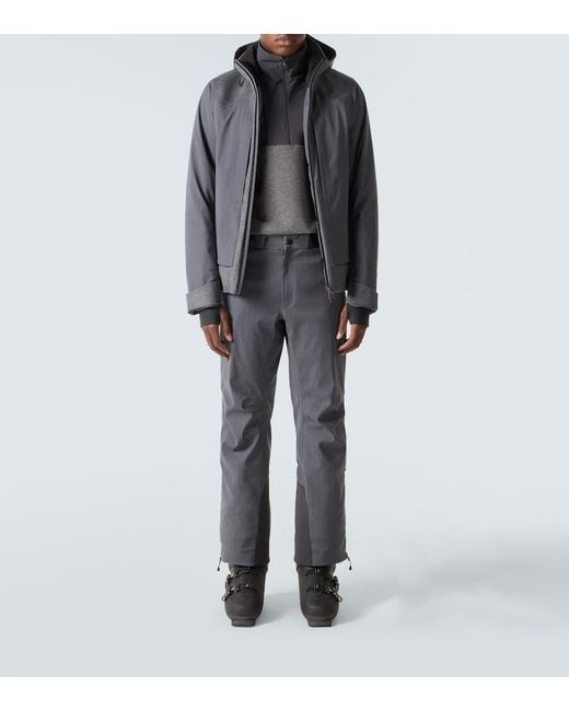 Sease Gray Wool And Cashmere Jersey Jacket for men