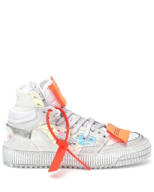 Off-White c/o Virgil Abloh ''off-court'' 3.0 Suede Sneakers in White - Lyst