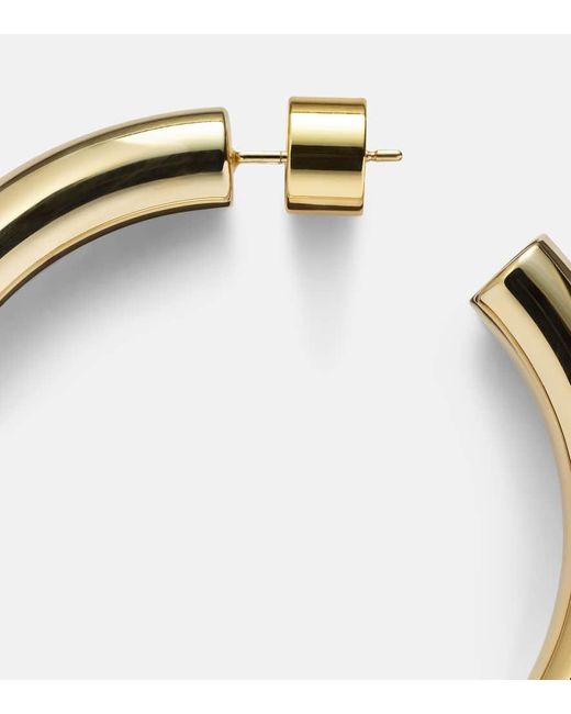 Jennifer Fisher Samira Baby 10Kt-Plated Hoop Earrings in