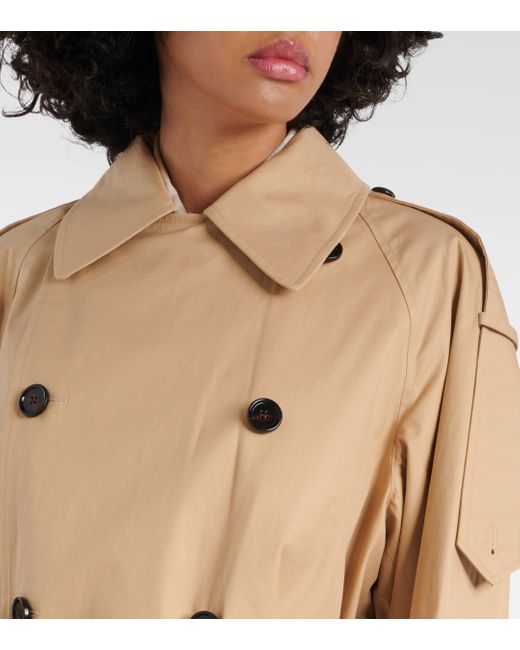 Trench-coat en coton Burberry en coloris Natural
