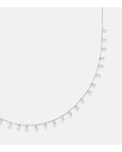 PERSÉE White Danae 18Kt Necklace With Diamonds