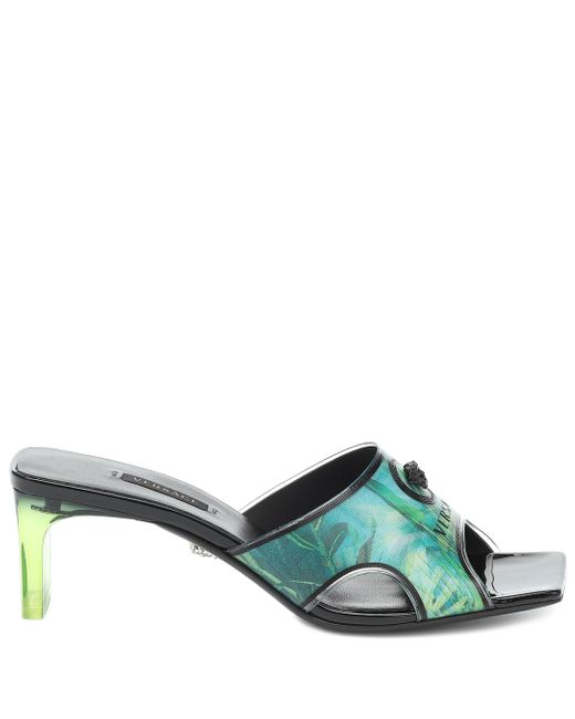 versace jungle print sandals