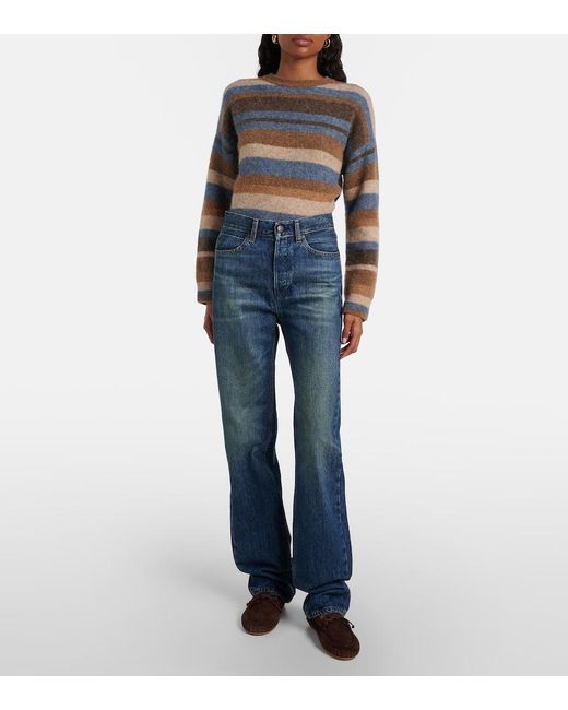 Jeans Rectos The Stack FRAME de color Blue