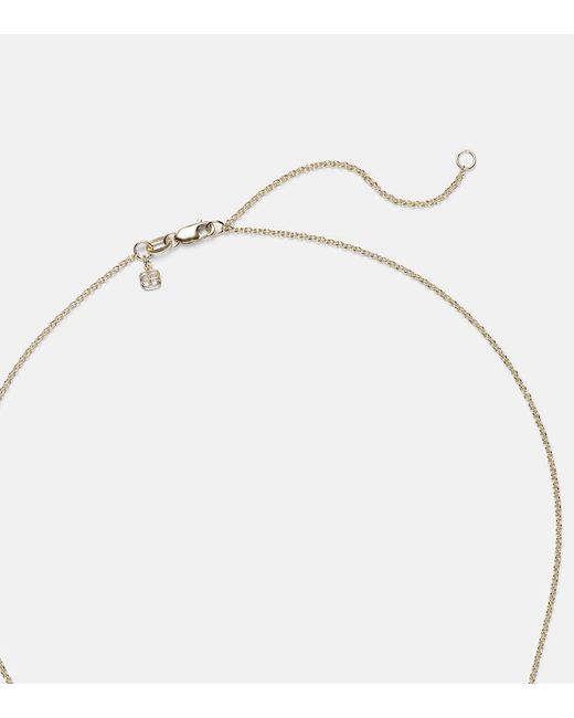 Sydney Evan Metallic Lovebirds 14Kt Necklace With Diamonds