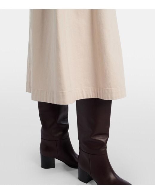 Max Mara Natural Amelia Cotton Shirt Dress